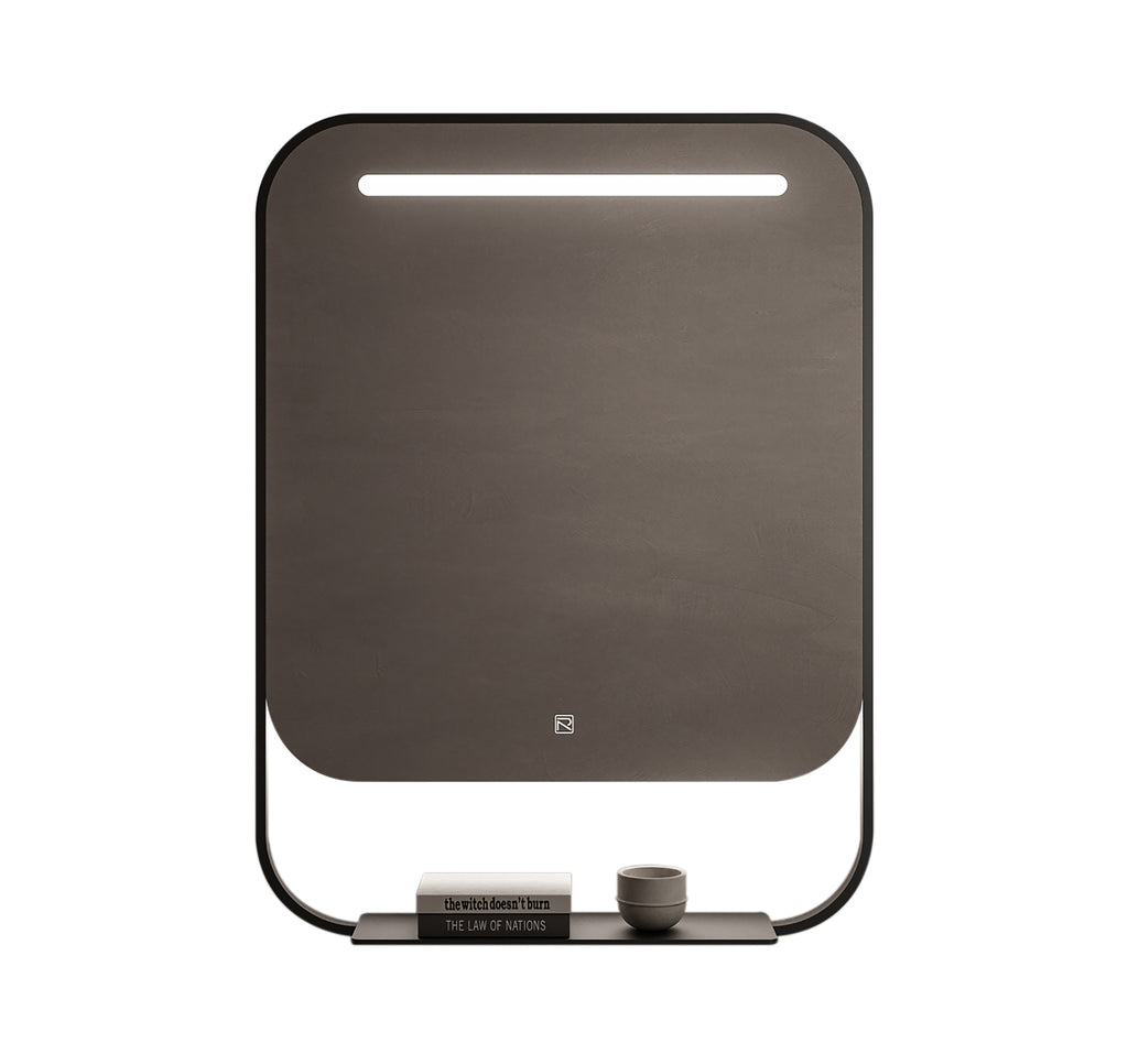 Mirror VAN 30 inch Matte Black with LED Lighting Kartonrepublic mirror-van-30-inch-matte-black-with-led-lighting-kartonrepublic