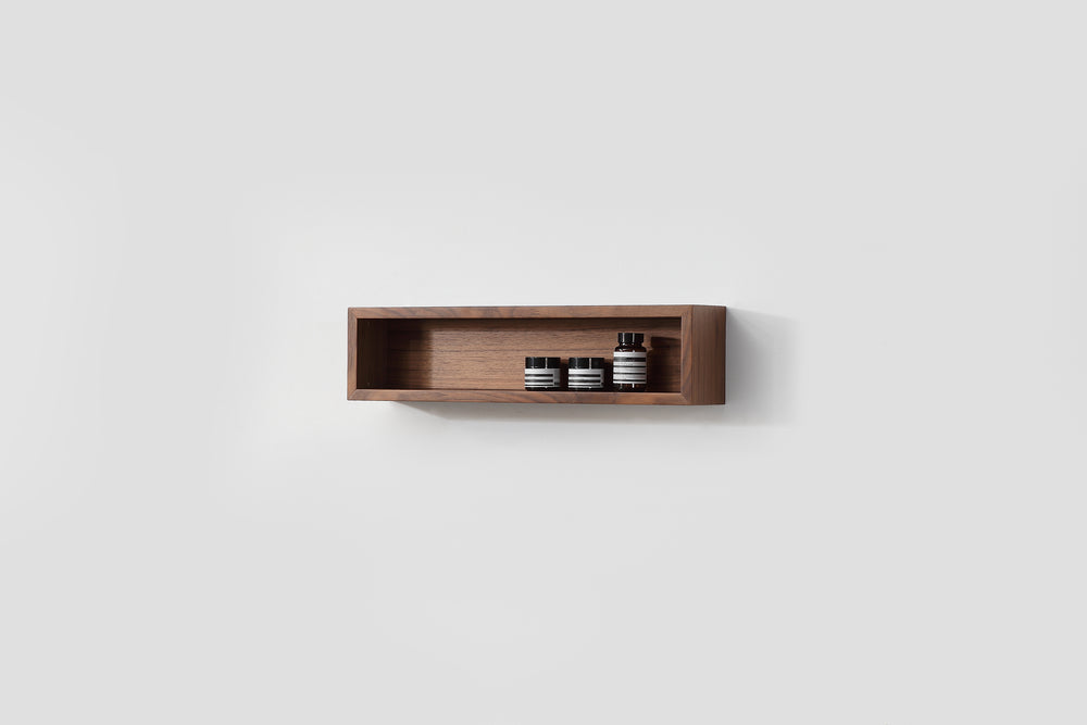 Wood Shelf Bergen 24-inch Walnut