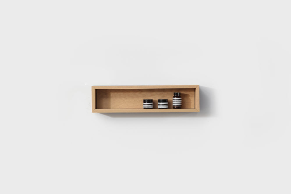 Wood Shelf Bergen 24-inch Whitewash Oak