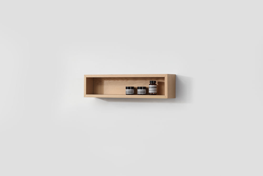 Wood Shelf Bergen 24-inch Whitewash Oak
