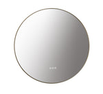 Mirror Shell 30-inch Dark Gold (with LED Lighting)