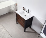 ANNECY 24” DARK WALNUT FREESTANDING MODERN BATHROOM VANITY