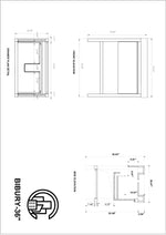 BIBURY 36” WHITEWASH OAK FREESTANDING MODERN BATHROOM VANITY