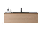OSLO 48” WHITEWASH/WHITEWASH WALL MOUNT MODERN BATHROOM VANITY