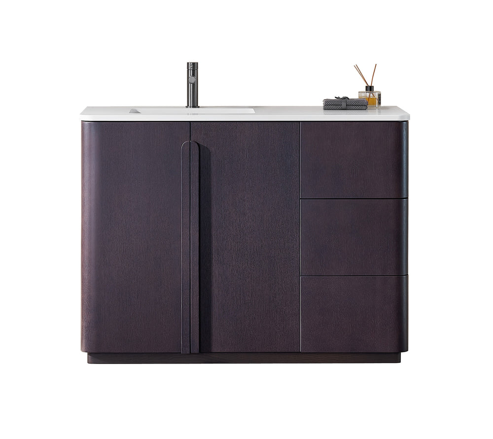 PARMA 48” ESPRESSO OAK FREESTANDING BATHROOM VANITY