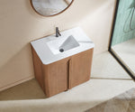 PARMA 36” NATURAL TEAK FREESTANDING BATHROOM VANITY