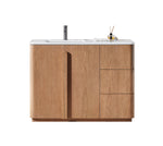 PARMA 48” NATURAL TEAK FREESTANDING BATHROOM VANITY