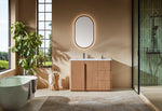 PARMA 48” NATURAL TEAK FREESTANDING BATHROOM VANITY