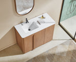PARMA 48” NATURAL TEAK FREESTANDING BATHROOM VANITY