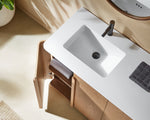 PARMA 72” NATURAL TEAK FREESTANDING BATHROOM VANITY