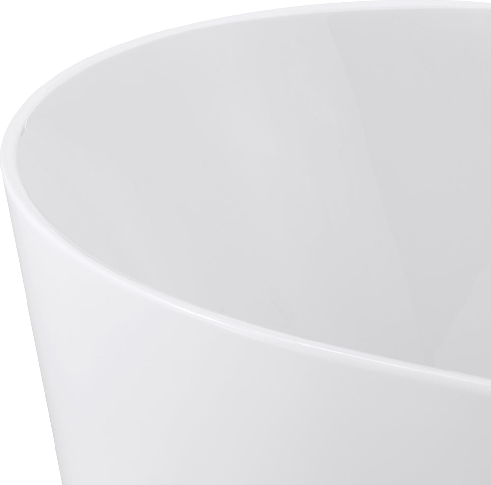 Cartisan Design 60-inch BT-03 Gloss White Modern Freestanding Bathtub (Acrylic)