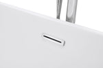 Cartisan Design 60-inch BT-03 Gloss White Modern Freestanding Bathtub (Acrylic)