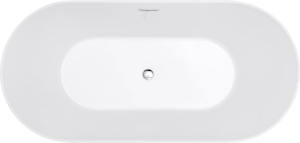 Cartisan Design 60-inch  BT-03 Modern Freestanding Bathtub (Acrylic)
