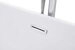 Cartisan Design 60-inch BT-06 Gloss White Modern Freestanding Bathtub (Acrylic)