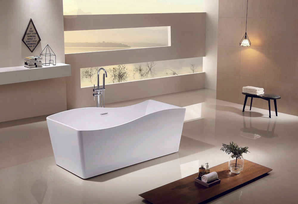 Cartisan Design 67-inch BT-15 Modern Freestanding Bathtub (Acrylic)