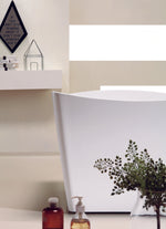 Cartisan Design 67-inch BT-15 Gloss White Modern Freestanding Bathtub (Acrylic)