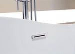 Cartisan Design 67-inch BT-15 Gloss White Modern Freestanding Bathtub (Acrylic)