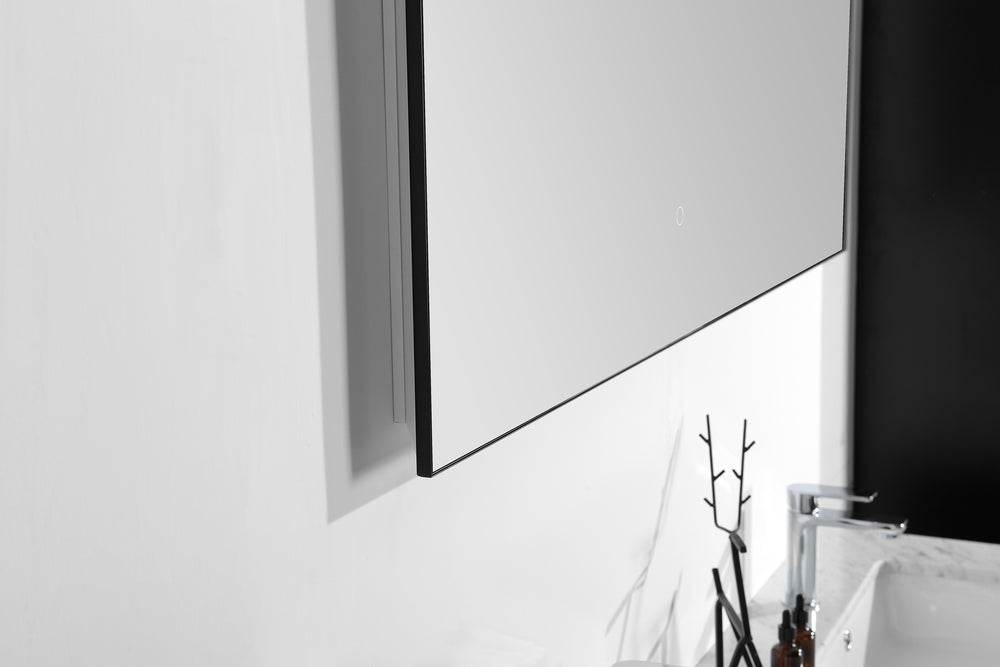 Mirror Ocala 36-inch Matte Black (with LED Lighting)