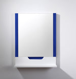 Mirror Regia 24-inch Navy Blue/Matte White