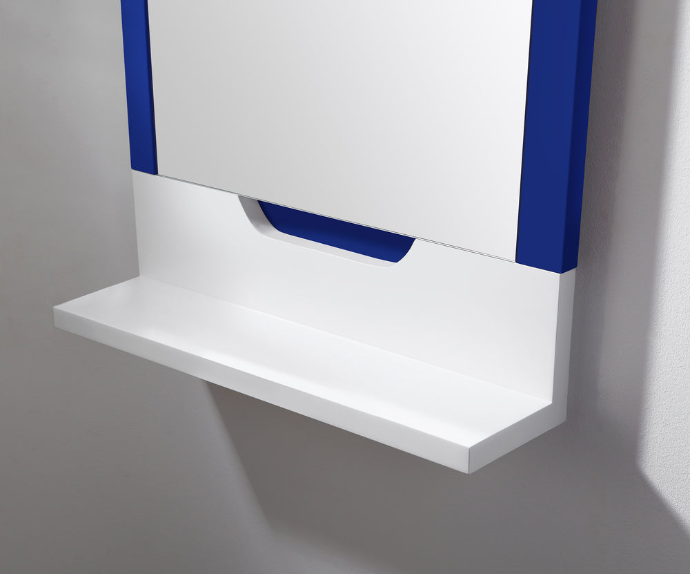 Mirror Regia 24-inch Navy Blue/Matte White