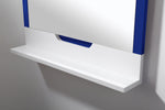 Mirror Regia 36-inch Navy Blue/Matte White