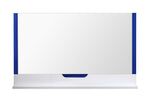 Mirror Regia 55-inch Navy Blue/Matte White