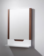 Mirror Regia 24-inch Walnut/Matte White