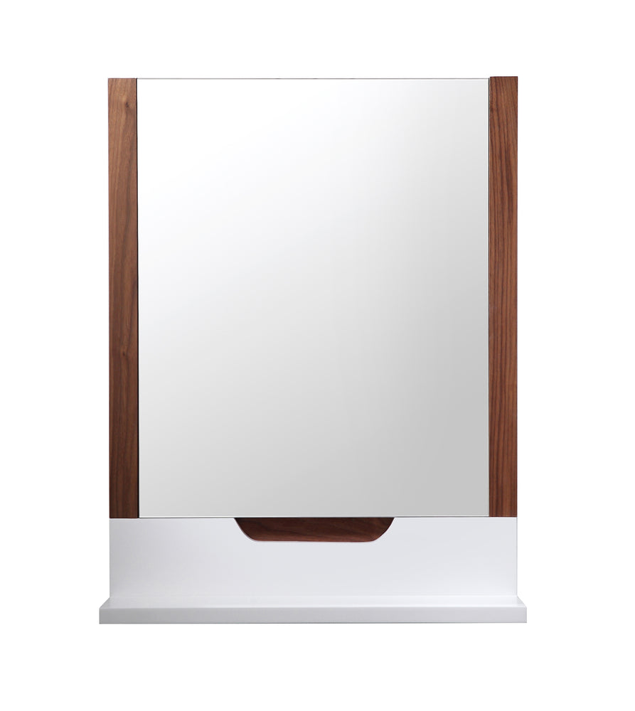 Mirror Regia 24-inch Walnut/Matte White