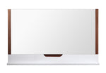 Mirror Regia 55-inch Walnut/Matte White