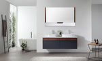 Mirror Regia 55-inch Walnut/Matte White