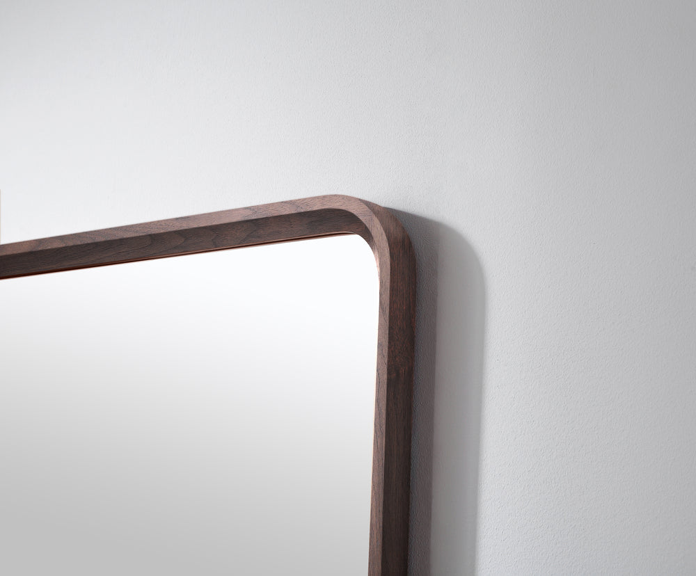 Mirror Vela 24-inch Dark Walnut