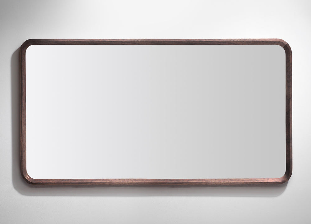 Mirror Vela 55-inch Dark Walnut