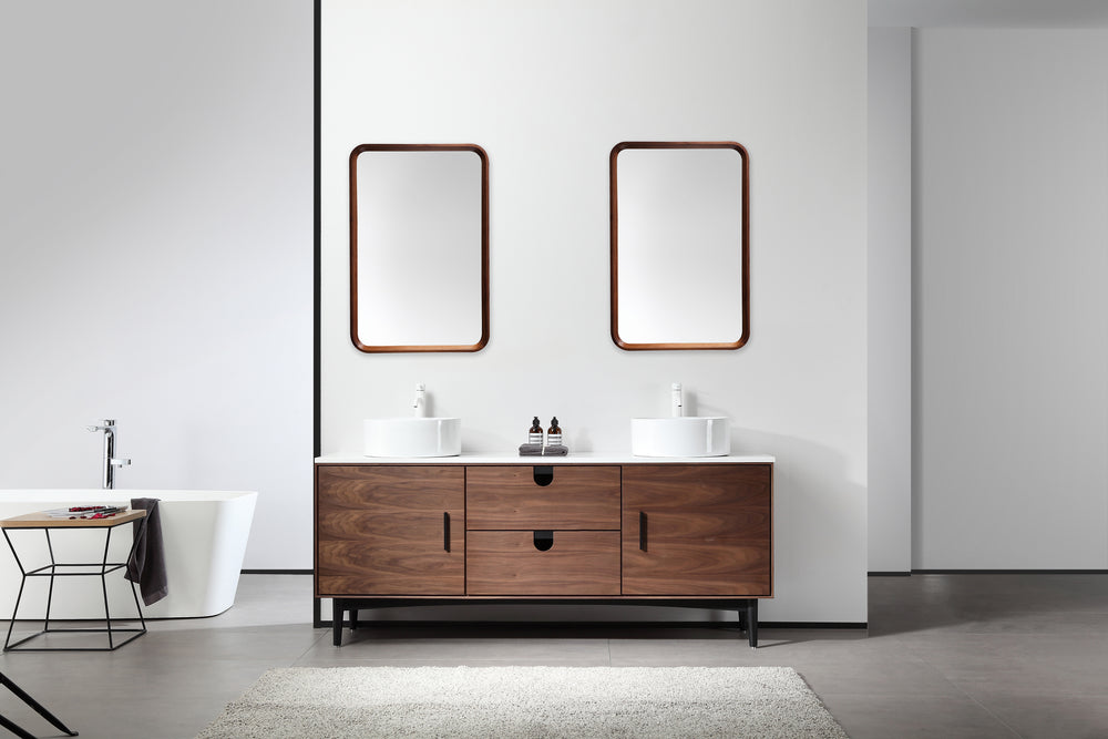 Mirror Vela 24-inch Walnut