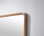 Mirror Vela 24-inch Whitewash Oak