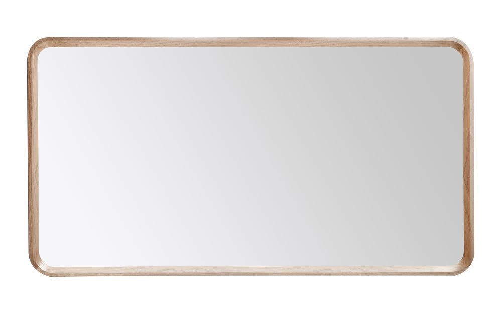 Mirror Vela 55-inch Whitewash Oak