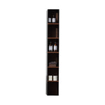 FIGURE 7" WALNUT WALL MOUNT MODERN BATHROOM SIDE CABINET