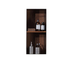 SHADOW 12" WALNUT WALL MOUNT MODERN BATHROOM SIDE CABINET