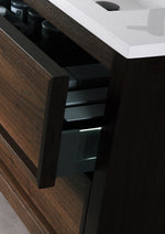 ANNECY 36”  DARK WALNUT FREESTANDING MODERN BATHROOM VANITY