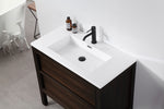 ANNECY 36”  DARK WALNUT FREESTANDING MODERN BATHROOM VANITY