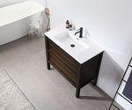 ANNECY 36”  DARK WALNUT FREESTANDING MODERN BATHROOM VANITY