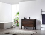 ANNECY 48”  DARK WALNUT FREESTANDING MODERN BATHROOM VANITY