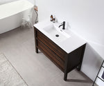 ANNECY 48”  DARK WALNUT FREESTANDING MODERN BATHROOM VANITY