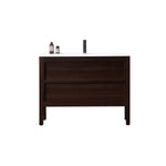 ANNECY 48”  DARK WALNUT FREESTANDING MODERN BATHROOM VANITY