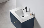 BARCELONA 30” DARK BLUE WALL MOUNT MODERN BATHROOM VANITY