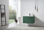 BARCELONA 30” FOREST GREEN WALL MOUNT MODERN BATHROOM VANITY