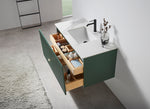 BARCELONA 42” FOREST GREEN WALL MOUNT MODERN BATHROOM VANITY