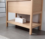 BIBURY 36” WHITEWASH OAK FREESTANDING MODERN BATHROOM VANITY