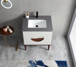 BURANO 30” BEIGE FREESTANDING MODERN BATHROOM VANITY