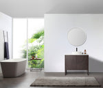 CELLE 36” DARK WALNUT FREESTANDING MODERN BATHROOM VANITY