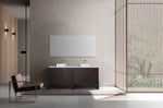 CELLE 72” DARK WALNUT FREESTANDING MODERN BATHROOM VANITY